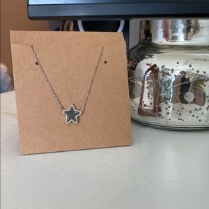 Silver Star Pendant Necklace